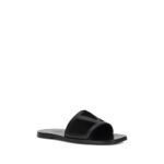 Valentino Garavani Black Calf Leather Bos Taurus Sandals - Image 2