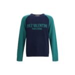 Valentino Blue Fleece Wool Sweatshirt