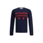 Valentino Blue Fleece Wool Sweatshirt