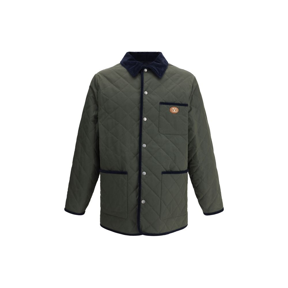 7459170.jpeg Valentino Bicolor Polyamide Coat - Image 1