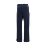 Valentino Blue Cotton Pants - Image 2