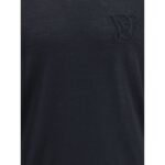 Valentino Black Fleece Wool Sweatshirt - Image 3