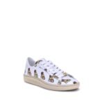 Valentino Garavani White Calf Leather Bos Taurus Low Top Sneakers - Image 2