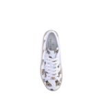 Valentino Garavani White Calf Leather Bos Taurus Low Top Sneakers - Image 4