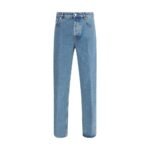 Valentino Blue Cotton Straight-Leg Jeans