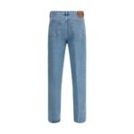 Valentino Blue Cotton Straight-Leg Jeans - Image 2