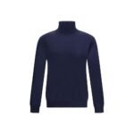 Valentino Blue Fleece Wool Turtleneck