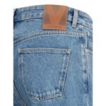 Valentino Blue Cotton Straight-Leg Jeans - Image 4