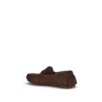 Valentino Garavani Brown Calf Leather Bos Taurus Slip-On Loafers - Image 3