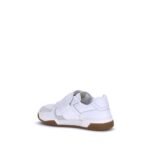 Valentino Garavani White Calf Leather Bos Taurus Athletic Sneakers - Image 3