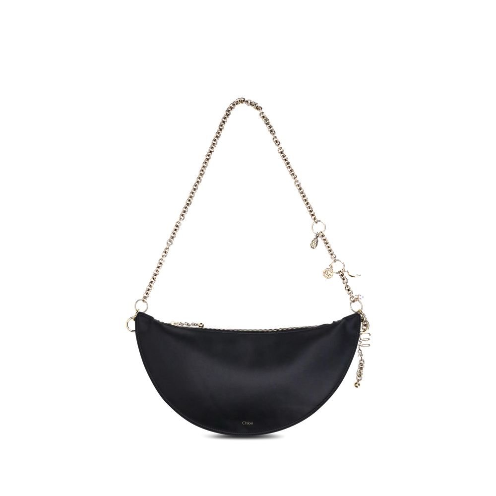 8329721.jpeg Chloé Black Calf Leather Bos Taurus Shoulder Bag - Image 1