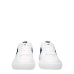 Versace White Leather Low Top Sneakers - Image 3