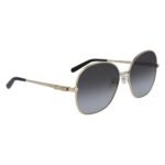 Salvatore Ferragamo Gold Metal Sunglasses - Image 3