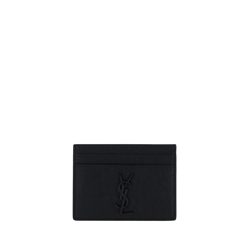 8691937.jpeg Saint Laurent Black Lamb Ovis Aries Aries Wallet - Image 1