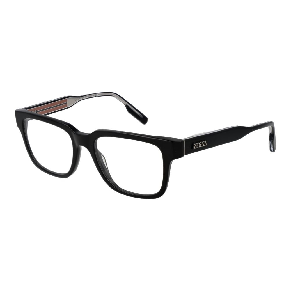 8809092.jpeg Rame Ochelari Ermenegildo Zegna Negre din Acetat - imagine 1