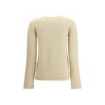 Valentino Beige Fleece Wool Sweatshirt - Image 2