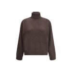 Brown Cashmere Turtleneck
