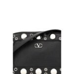 Valentino Garavani Black Leather Shoulder Bag - Image 4