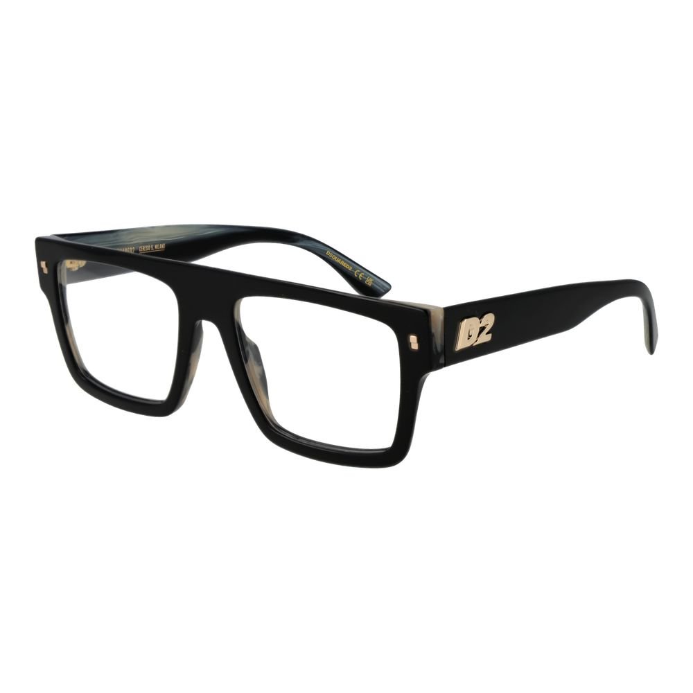 9639408.jpeg Rame Ochelari Dsquared² Negre din Acetat - imagine 1