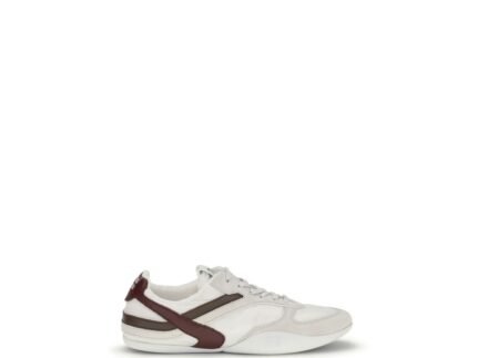 Miu Miu White Calf Leather Bos Taurus Athletic Sneakers