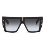 Balmain Black Acetate Sunglasses - Image 2