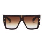 Balmain Brown Acetate Sunglasses - Image 2