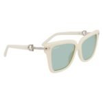 Ferragamo Gray Acetate Sunglasses - Image 3