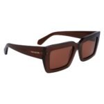 Ferragamo Brown Acetate Sunglasses - Image 3