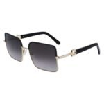 Ferragamo Gold Metal Sunglasses