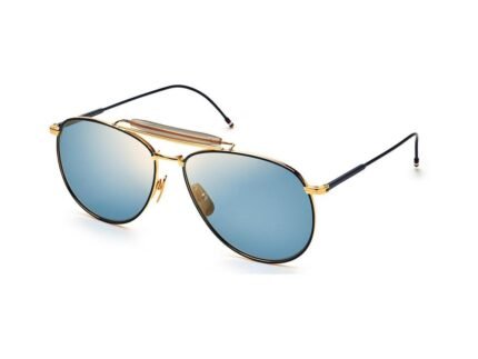 Ochelari de Soare Thom Browne Aurii din Titan