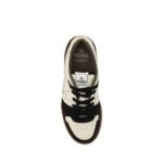 Fendi Black Calf Leather Bos Taurus Chunky Sneakers - Image 4