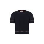 Thom Browne Black Cotton T-Shirt