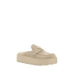 Prada Beige Calf Leather Bos Taurus Mules - Image 2