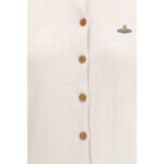White Cotton Cardigan - Image 3