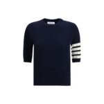 Thom Browne Blue Fleece Wool Sweatshirt