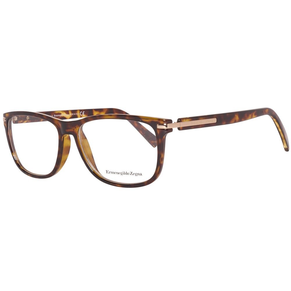 9869446.jpeg Ermenegildo Zegna Brown Plastic Glasses (Frames) - Image 1