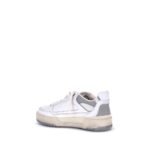 Golden Goose Gray Calf Leather Bos Taurus Chunky Sneakers - Image 3