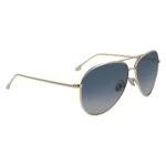 Victoria Beckham Gold Metal Sunglasses - Image 3