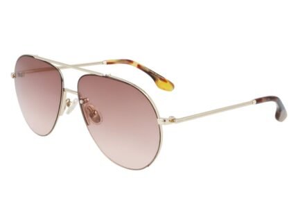 Victoria Beckham Gold Metal Sunglasses