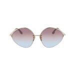 Victoria Beckham Gold Metal Sunglasses - Image 2