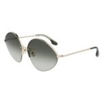 Victoria Beckham Gold Metal Sunglasses