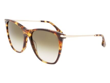 Victoria Beckham Brown Acetate Sunglasses