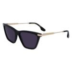 Victoria Beckham Black Acetate Sunglasses