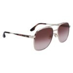 Victoria Beckham Gold Metal Sunglasses - Image 3