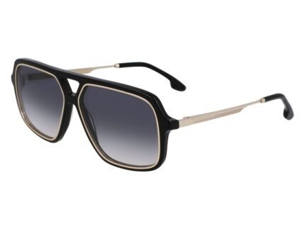 Victoria Beckham Black Acetate Sunglasses