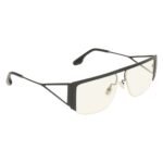 Victoria Beckham Black Metal Sunglasses - Image 3