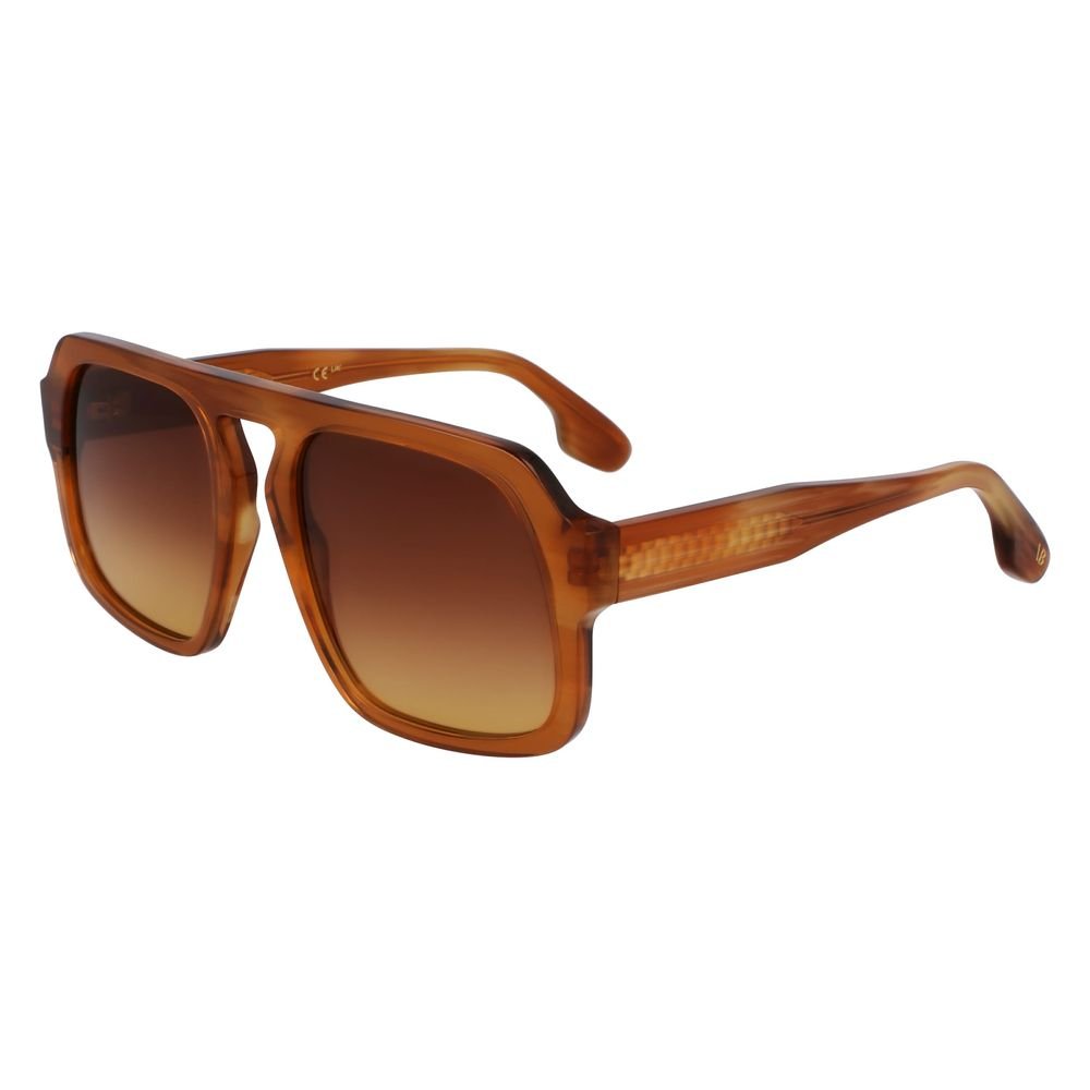 9881973.jpeg Ochelari de Soare Victoria Beckham Aurii din Acetat - imagine 1