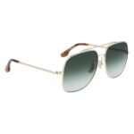 Victoria Beckham Gold Metal Sunglasses - Image 3