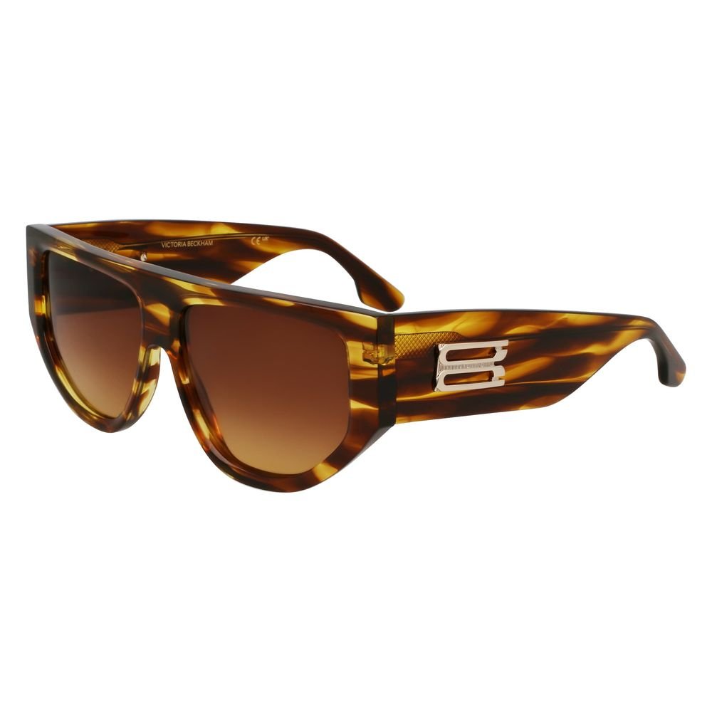 9882123.jpeg Victoria Beckham Brown Acetate Sunglasses - Image 1