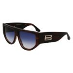 Victoria Beckham Brown Acetate Sunglasses